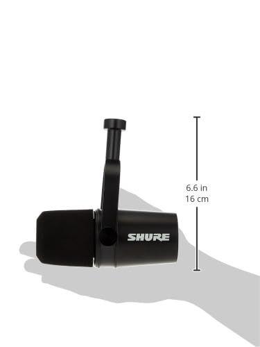 Microfone de Podcast Shure MV7X XLR - Qualidade Profissional